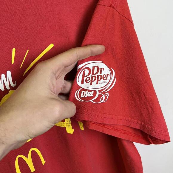 Vintage McDonald's I'm Golden T-Shirt with Dr Pepper Logo - Picture 4 of 4